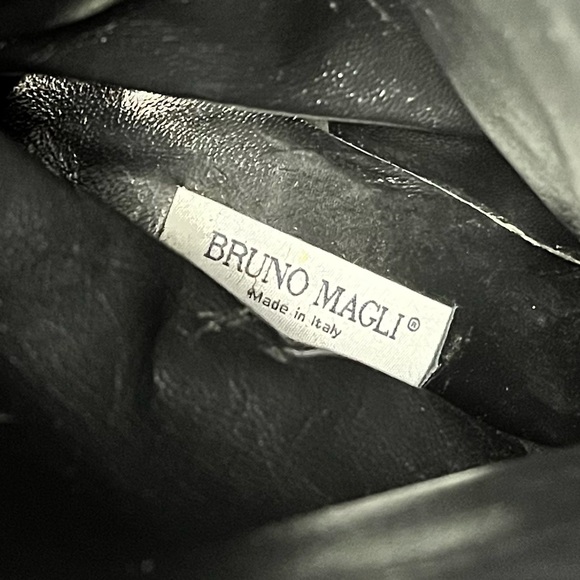 Bruno Magli Wool and Leather Embroidered Boots Size 8 Made in Italy - Picture 8 of 17